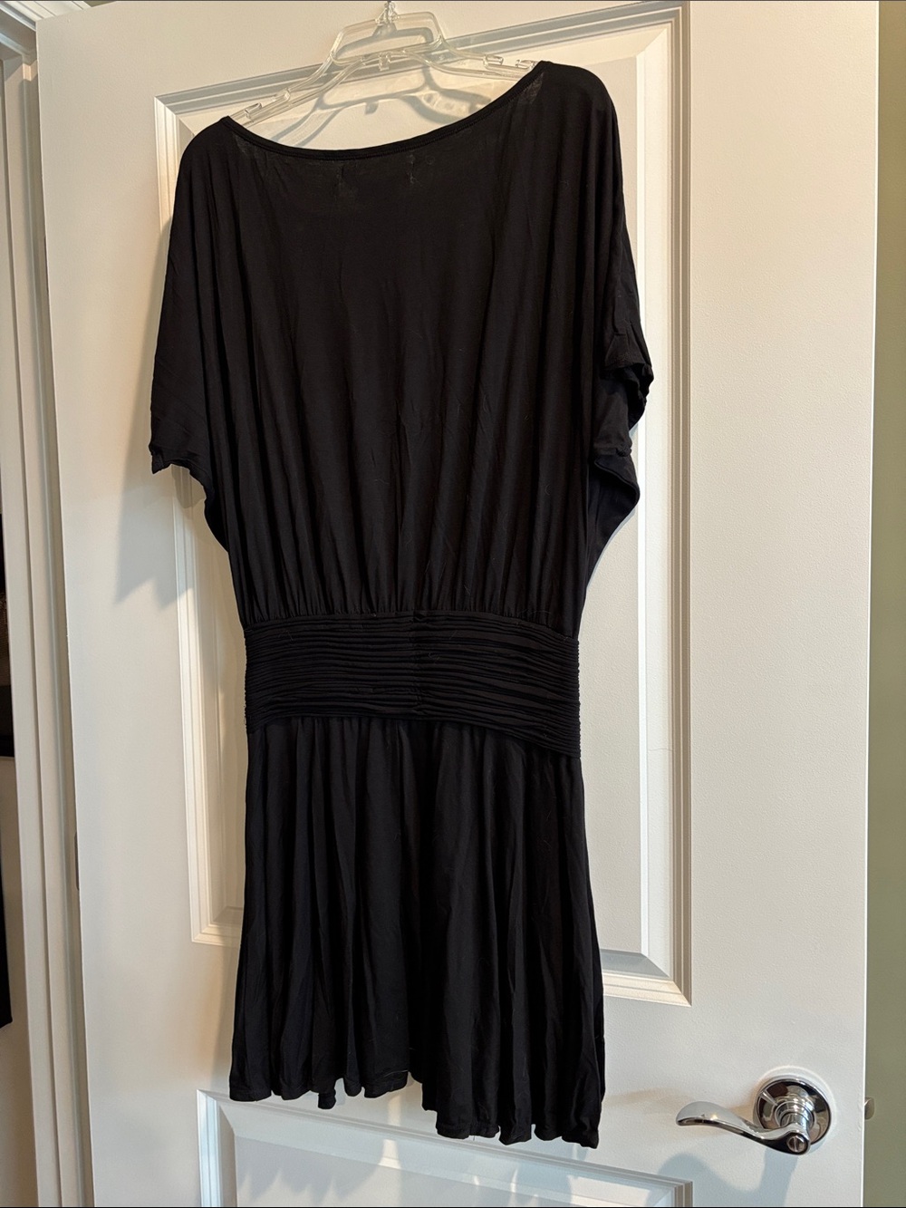 Max Studio Black Dress with Ruched Waist - Picture 2 of 11